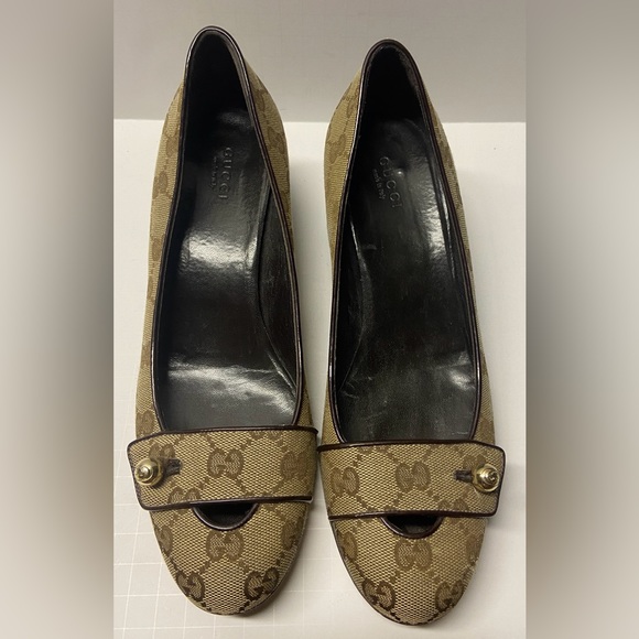 Gucci Beige Heels size 7.5 - Picture 10 of 11